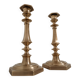 Pair of bronze candlesticks, France late 19th century.