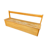 Bench nursery school chest vintage 1980s in pine
