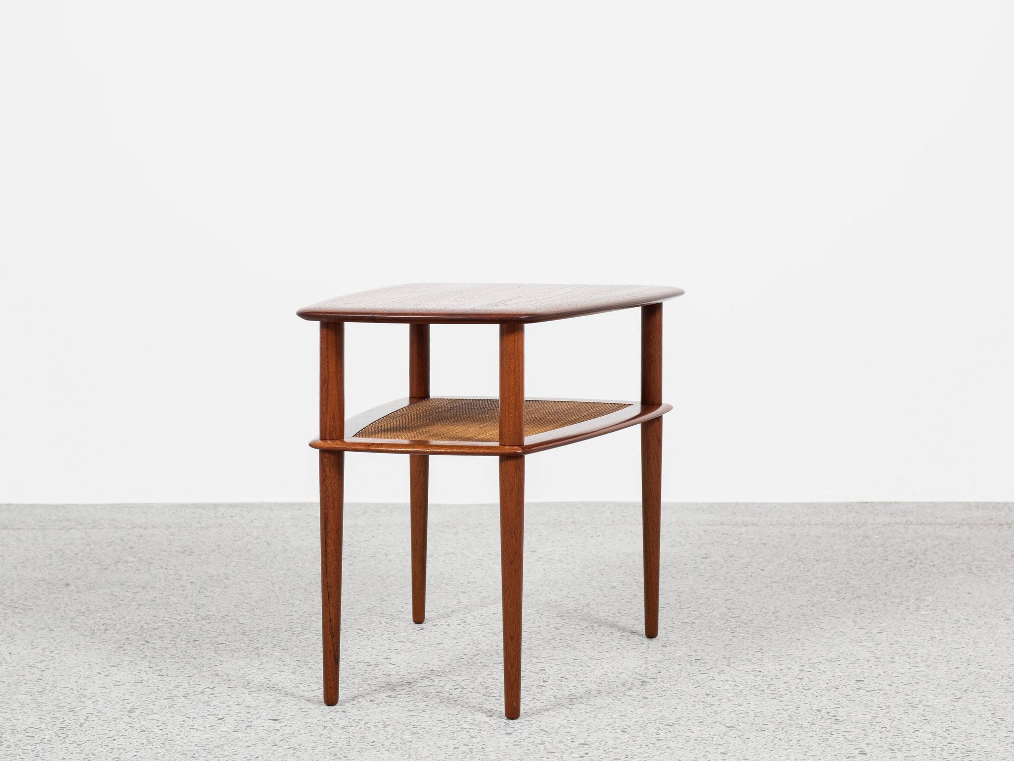 Table d'Appoint Danoise Mid-Century en Teck par Peter Hvidt & Orla Mølgaard-Nielsen