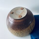 Signed sandstone bowl