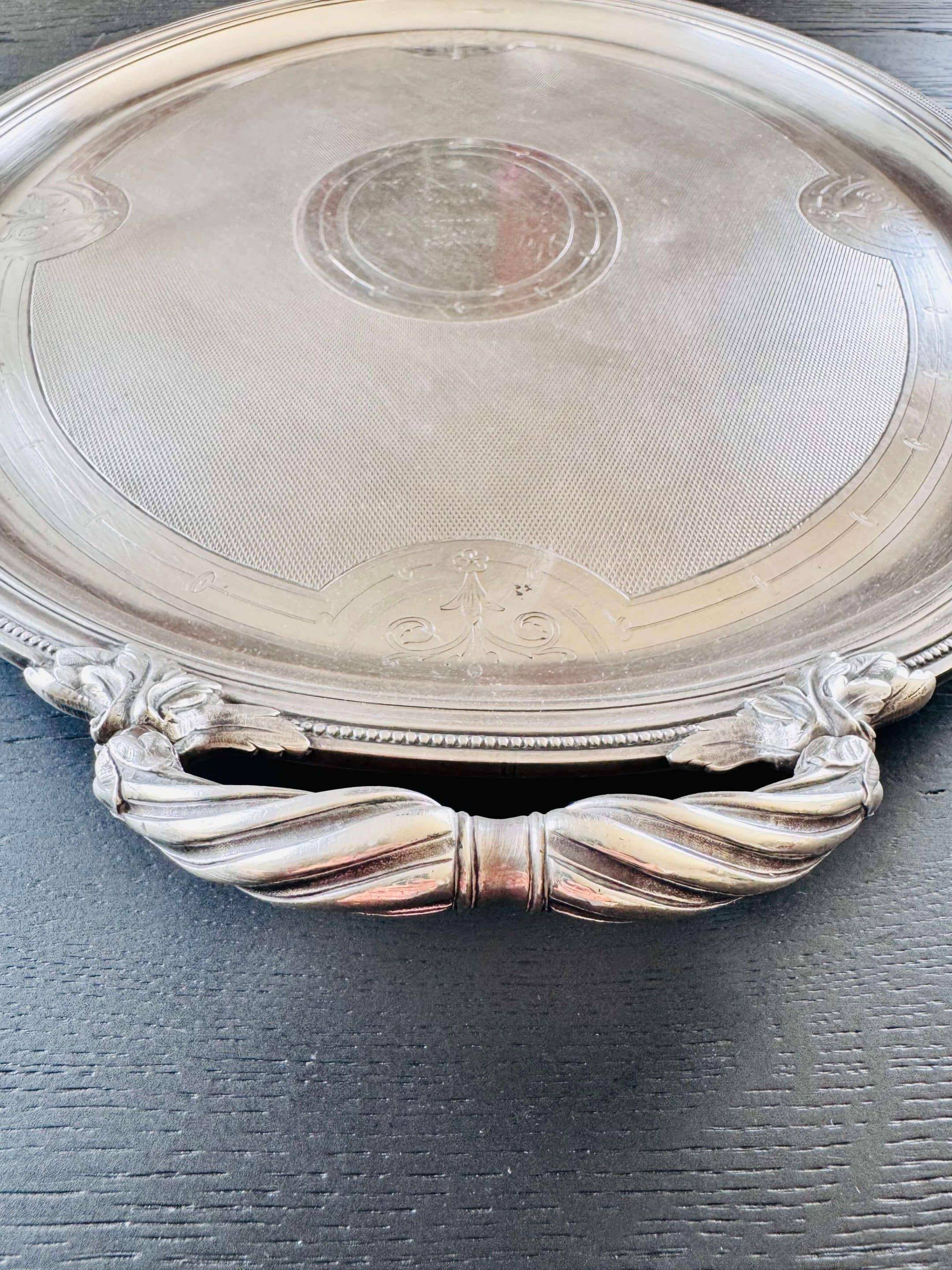 Christofle, serving tray 1900