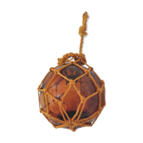 Float lamp peach amber ball