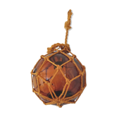 Float lamp peach amber ball