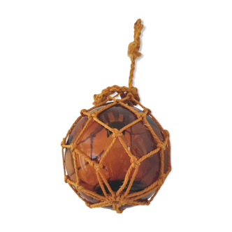 Lampe flotteur pêche boule ambrée