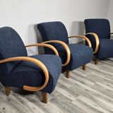 Set of Lounge Chairs by Jindrich Halabala, 1940s