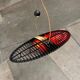 Titania black suspension lamp Italian postmodern by Alberto Meda and Paolo Rizzatto for Luceplan