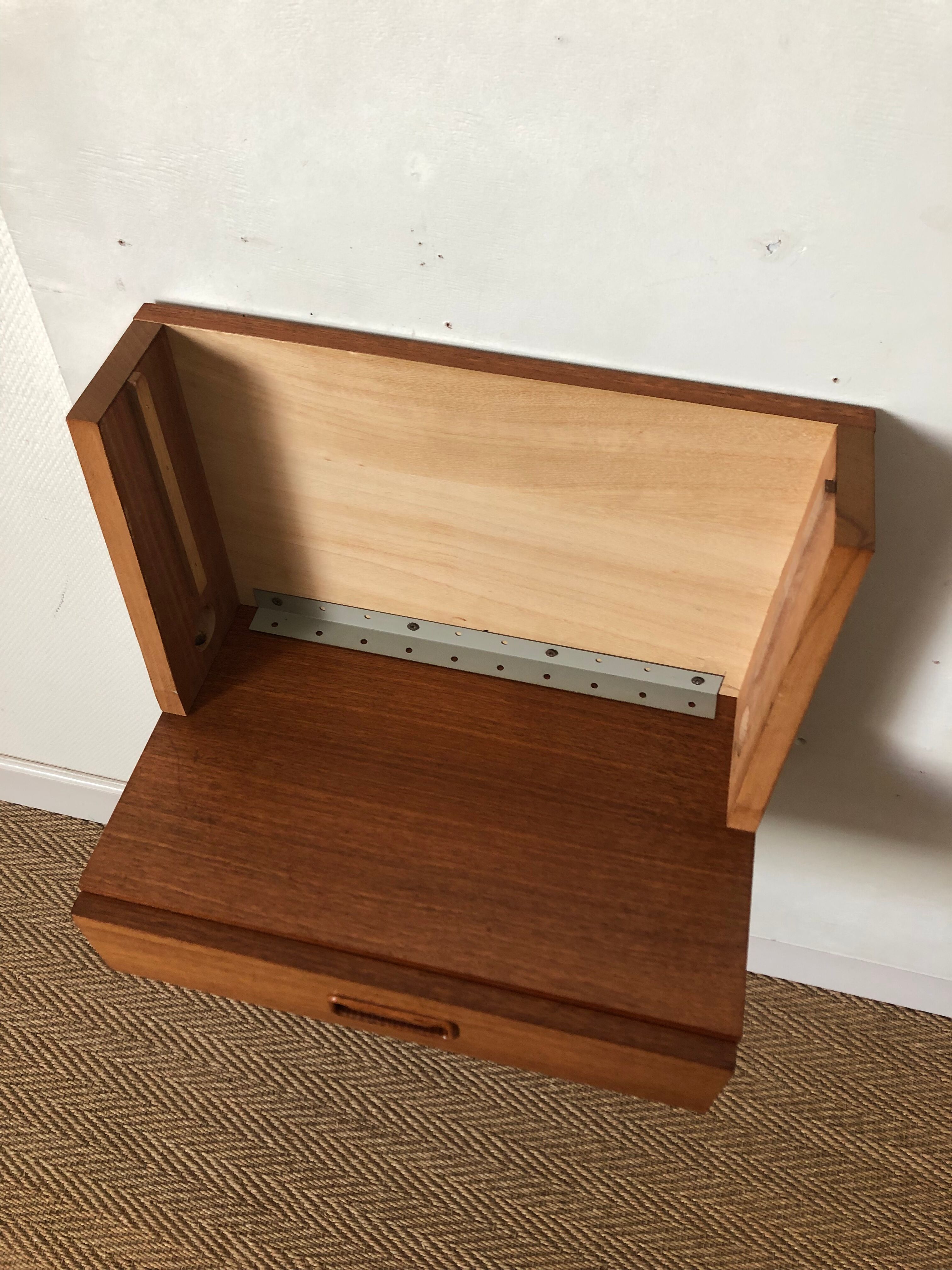 Pair of wall bedside tables