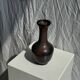 Vase en céramique brun H25