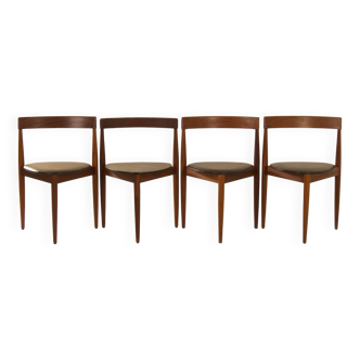 Chaises de Salle à Manger Roundette par Hans Olsen pour Frem Røjle, 1960s - Set de 4