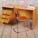 Mid-Century Writing Desk in Oak Veneer, Czech, 1960s