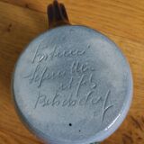 Mug tasse chope en grès d’Alsace signé Fortuné Schmitter à Betschdorf