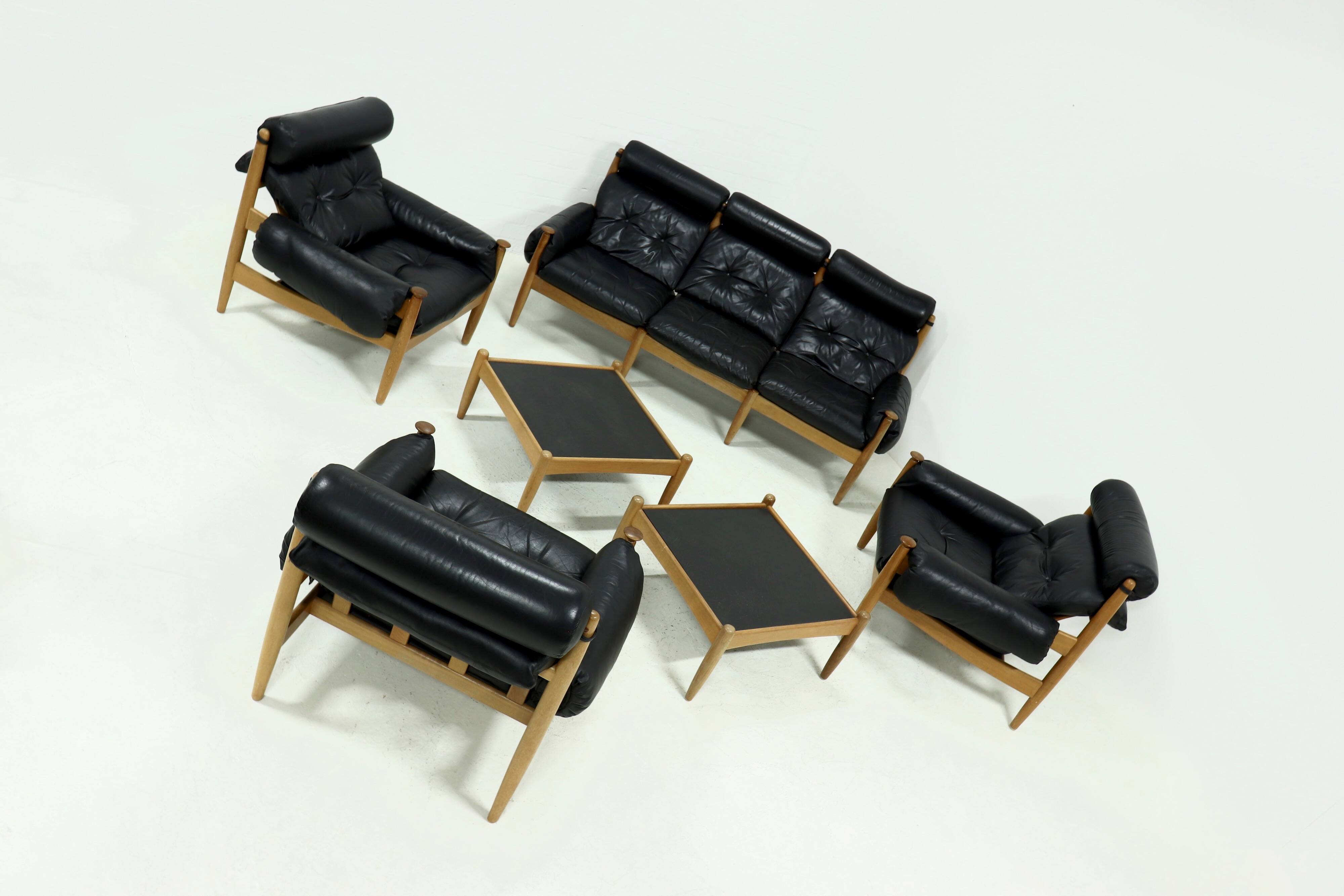 Scandinavian Three Seater Sofa by Eric Merthen for Ire Möbler 1960s