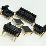 Scandinavian Three Seater Sofa by Eric Merthen for Ire Möbler 1960s
