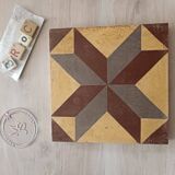 Lot of cement tiles