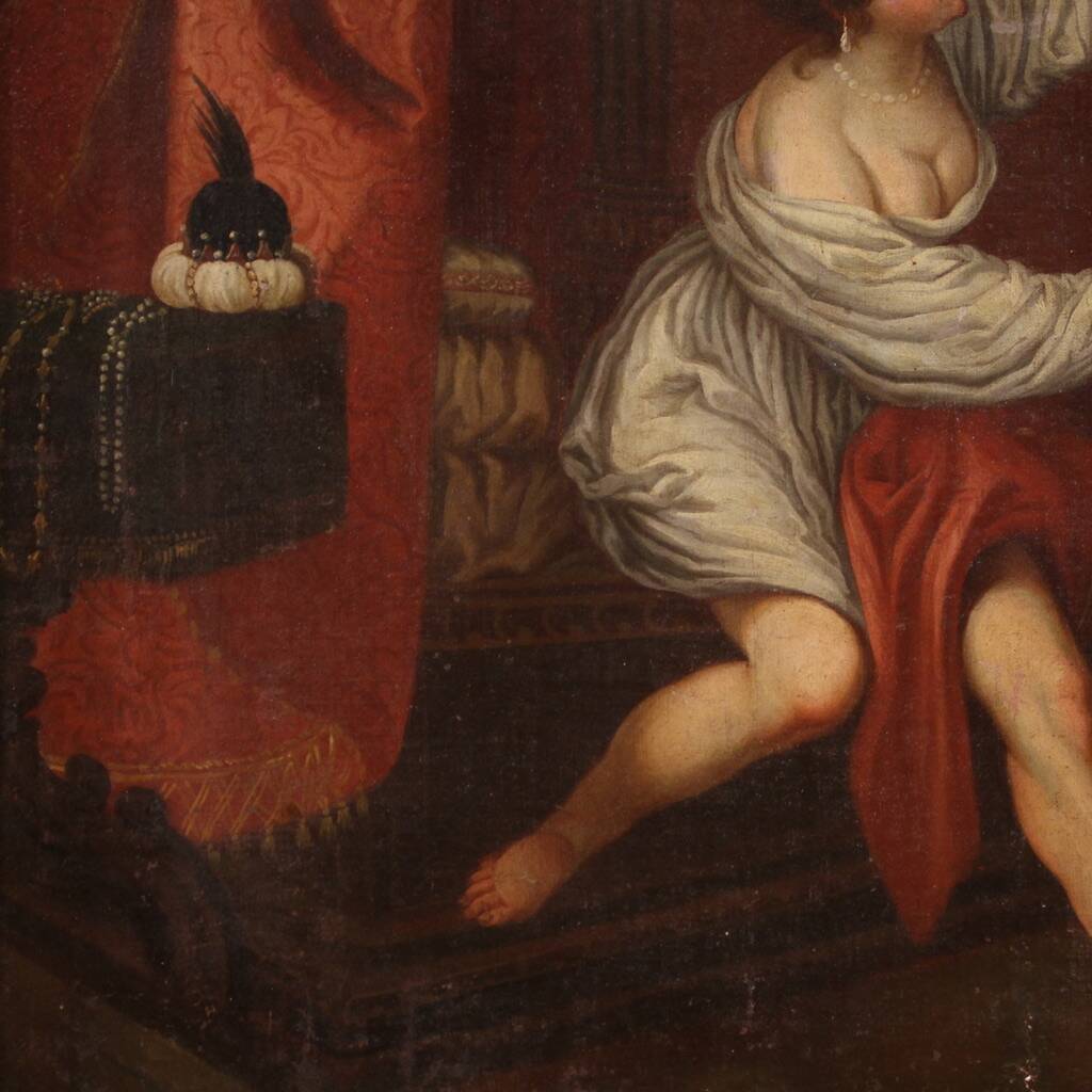 18th century painting, Joseph and Potiphar's Wife