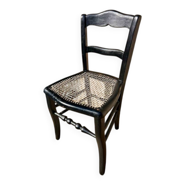 Petite chaise ancienne noire