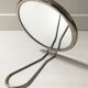 Miroir à main rond de barbier 13cm