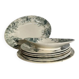 Ceramic service from Sarreguemines