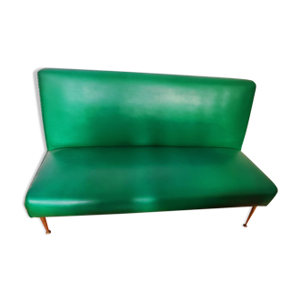 Green bistro bench