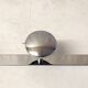 Chrome metal wall coat rack - mid 20th century