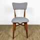 Duo de chaises hêtre et vinyle