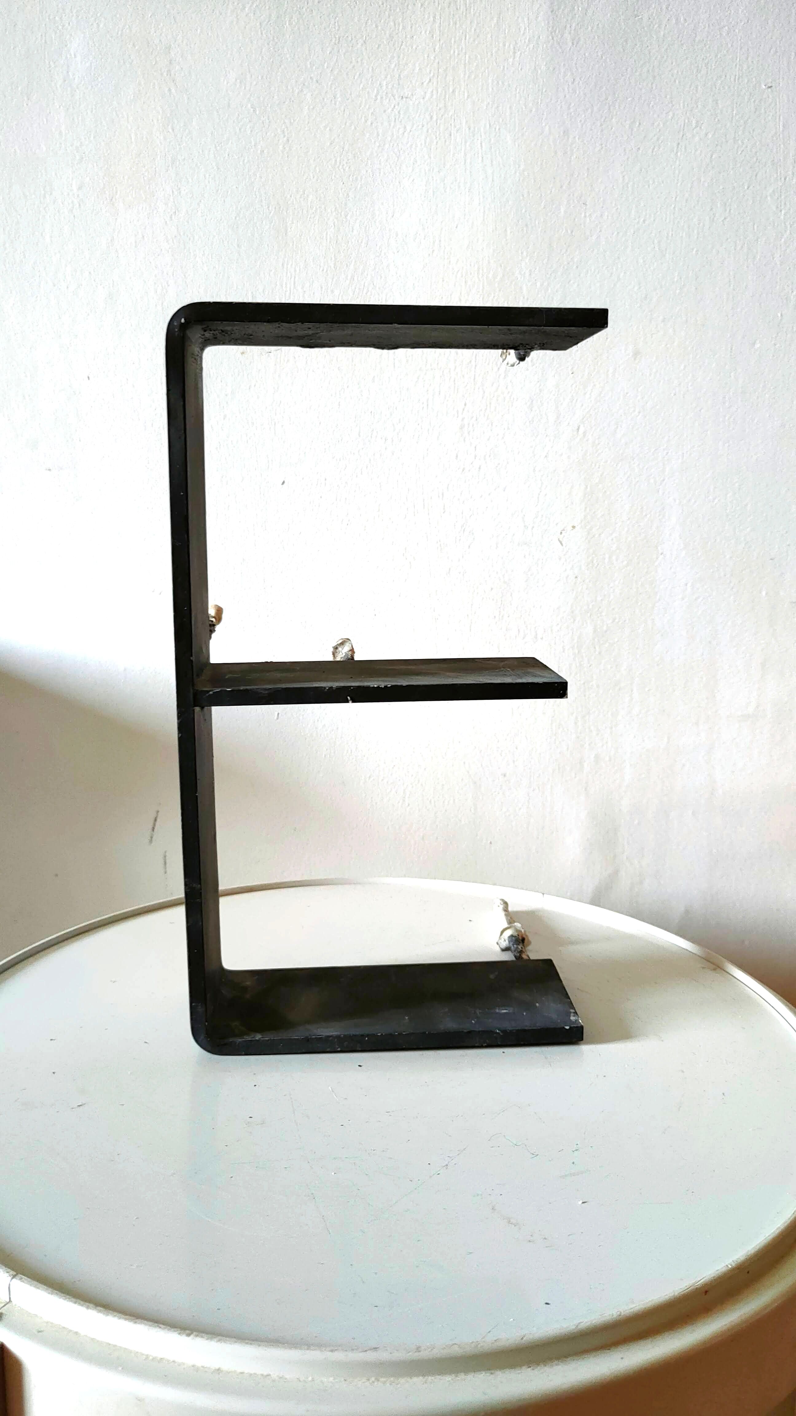 Vintage metal letter E