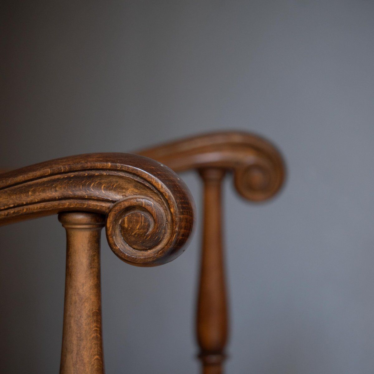 Vintage Chiavarina chair with armrests, 1950s