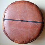 Pouf leather morocco