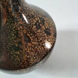 Glazed stoneware pitcher in coppery brown – Potter's work, France, 1970s