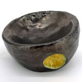 Ronéo black enamelled ceramic pocket emptier by Jean Kounietz
