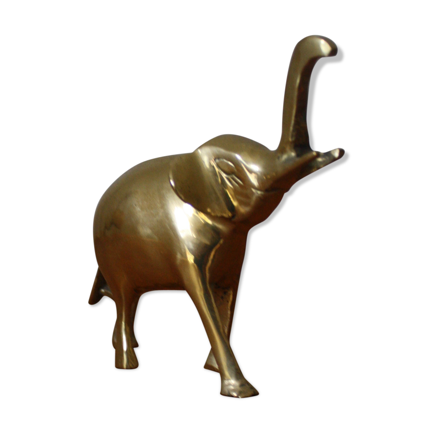 Vintage brass elephant