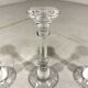 Val St Lambert crystal candle holders Belgium 1990’s