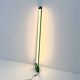 Green floor lamp by Gian N. Gigante for Zerbetto, 1980