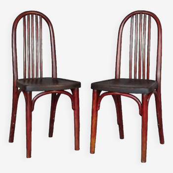 2 Thonet Art Deco bistro chairs 1925