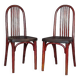 2 chaises bistro Thonet Art déco 1925