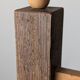 Danish hanging wooden candelabra, Art Deco style, 1970s