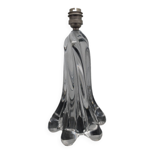 Pied de lampe en cristal