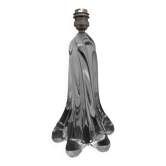 Pied de lampe en cristal de Vannes.