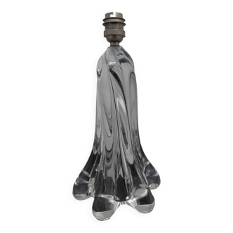 Lamp base in Vannes crystal.