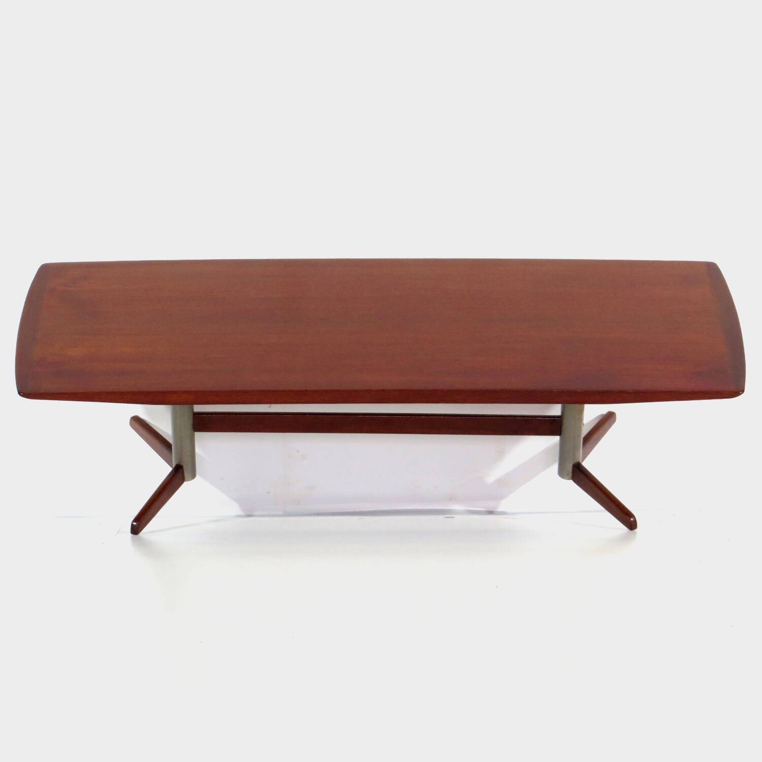 Vintage mid century modern design coffee table in teak by Topform, 1960s-70s