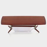 Vintage mid century modern design coffee table in teak by Topform, 1960s-70s
