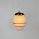 Art Deco Opaline Glass Pendant Lamp, 1930s