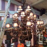 Grapefruit chandelier