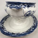 Gravy boat on plate. J. Old man. Bordeaux