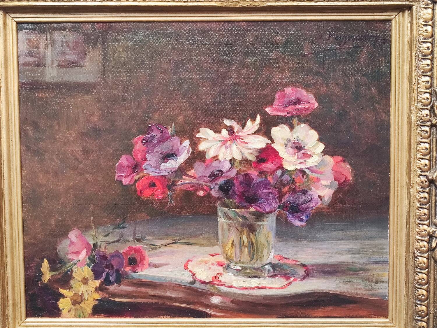 Peinture à l'huile - florale