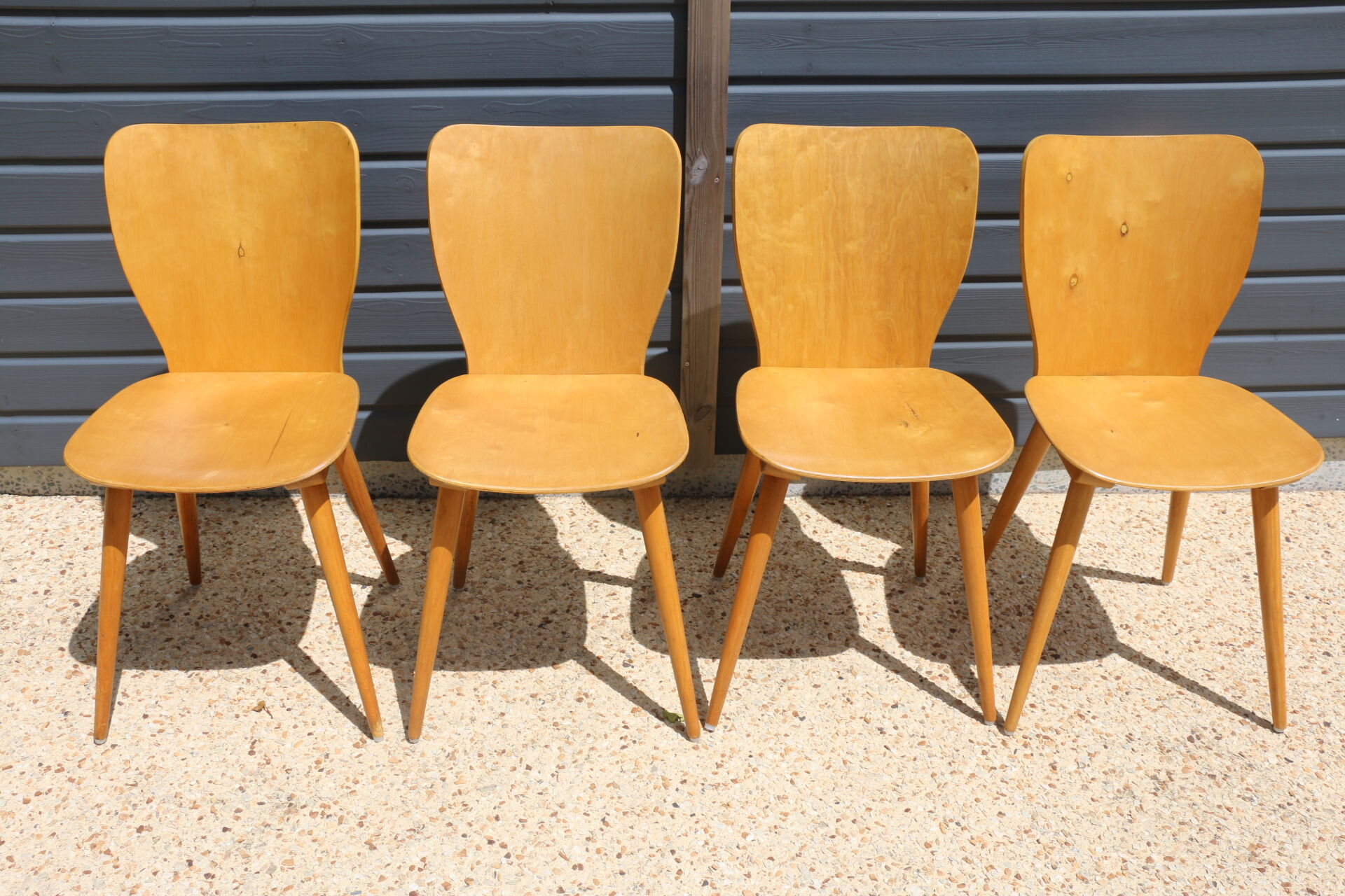 4 BAUMANN chairs 800G Max Bill 1955
