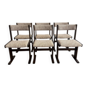 Lot 6 chaises salle - poul