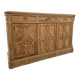 19th-century oak enfilade