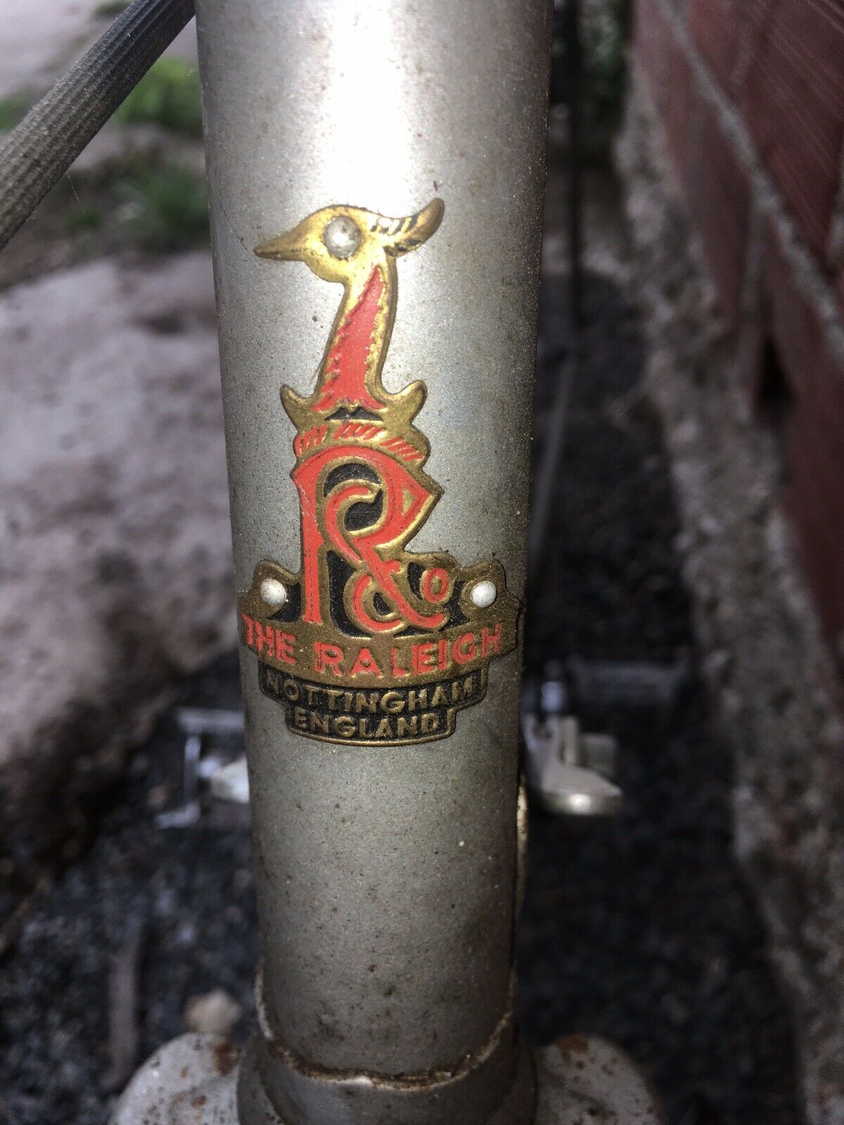 Vélo Ancien Raleigh Des Années 1930 - Pour Pièces Détachées / Réparation