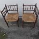 paire de fauteuils de coin